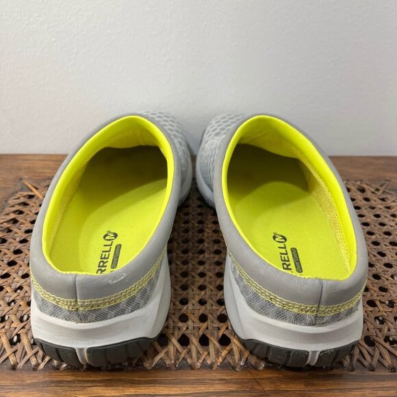 Size 9 Merrell Gray Drizzle Breeze Slip-On Comfortable Easy Wear Walking Shoe - Picture 7 of 9